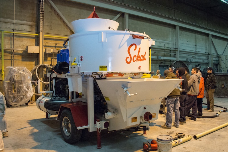 schad refractory's new refractory pump